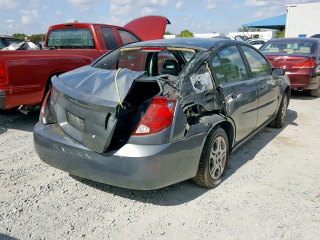 1G8AJ52FX4Z206146 - 2004 SATURN ION LEVEL GRAY photo 3