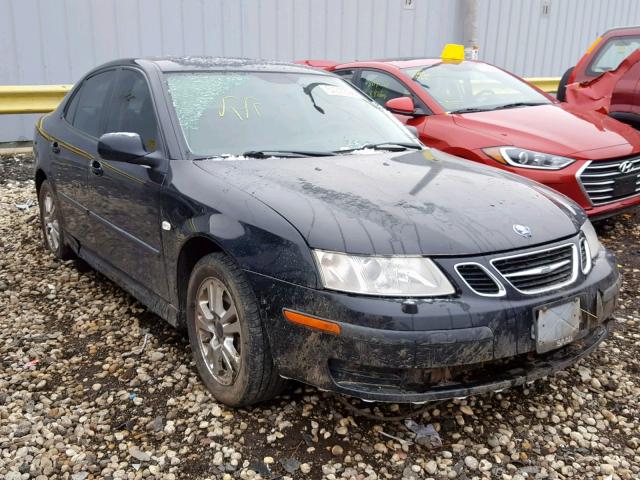 YS3FD49Y561022943 - 2006 SAAB 9-3 BASE BLACK photo 1