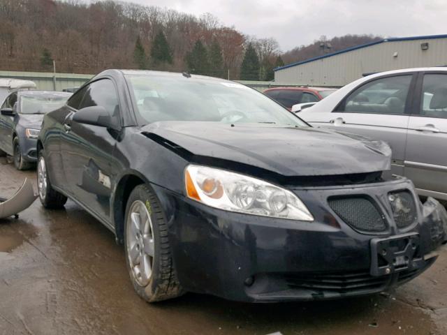 1G2ZH17N284192070 - 2008 PONTIAC G6 GT BLACK photo 1