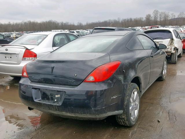 1G2ZH17N284192070 - 2008 PONTIAC G6 GT BLACK photo 4