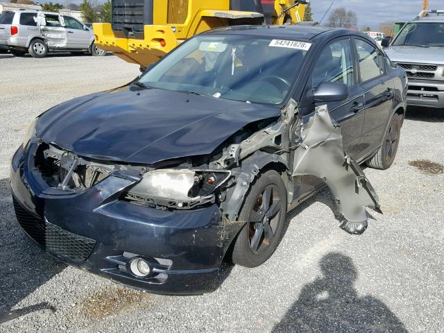 JM1BK323541189157 - 2004 MAZDA 3 S BLACK photo 2