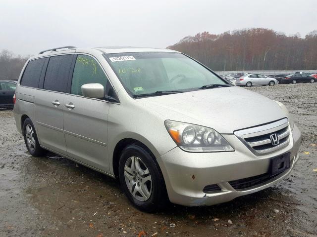 5FNRL38736B442329 - 2006 HONDA ODYSSEY EX SILVER photo 1