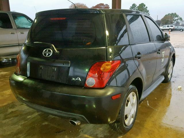 JTKKT624750086474 - 2005 TOYOTA SCION XA BLACK photo 4