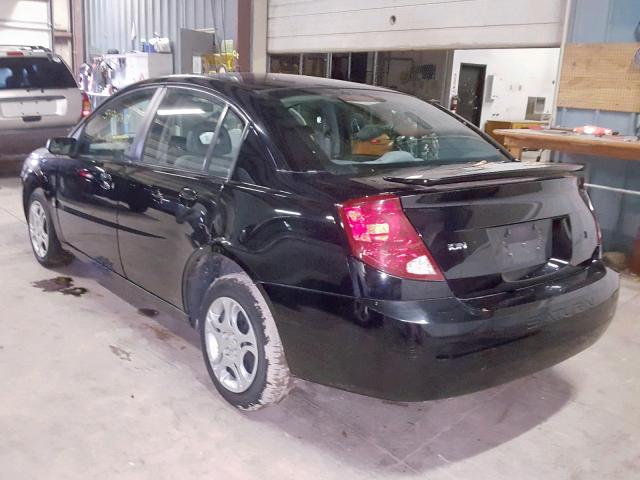 1G8AJ52F75Z130371 - 2005 SATURN ION LEVEL BLACK photo 3