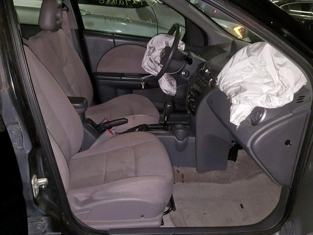 1G8AJ52F75Z130371 - 2005 SATURN ION LEVEL BLACK photo 5