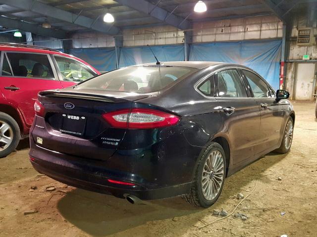 3FA6P0RU2ER134081 - 2014 FORD FUSION TIT BLACK photo 4