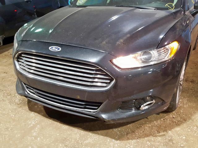 3FA6P0RU2ER134081 - 2014 FORD FUSION TIT BLACK photo 9