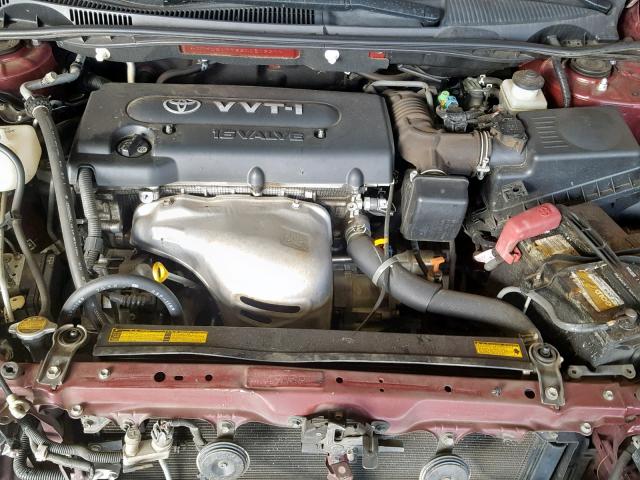 JTKDE177660081227 - 2006 TOYOTA SCION TC Bordo foto 7