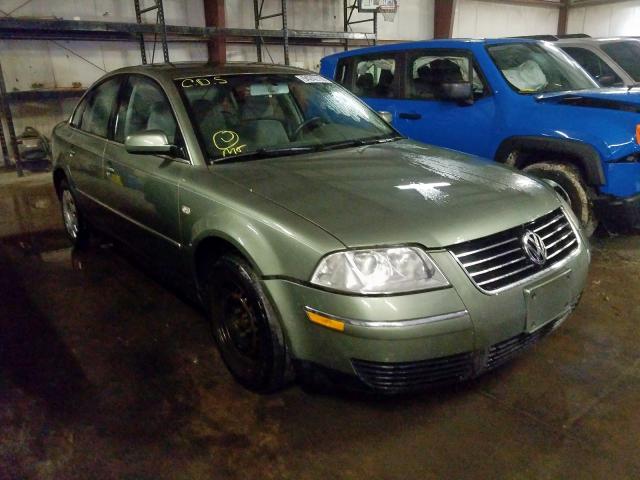 WVWMD63B93P455267 - 2003 VOLKSWAGEN PASSAT GL GREEN photo 1