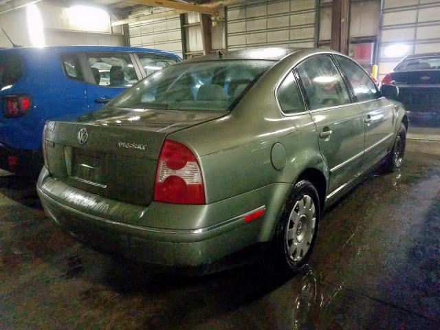 WVWMD63B93P455267 - 2003 VOLKSWAGEN PASSAT GL GREEN photo 4