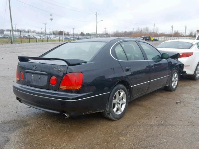 JT8BD69S720165825 - 2002 LEXUS GS 300 BLACK photo 4