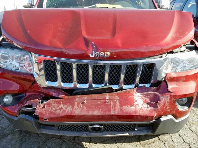 1C4RJFCG0DC524771 - 2013 JEEP GRAND CHER RED photo 7