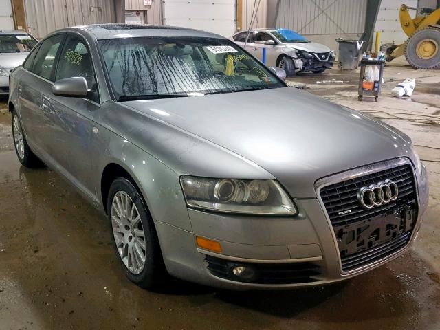 WAUDH74F26N101857 - 2006 AUDI A6 3.2 QUA GRAY photo 1