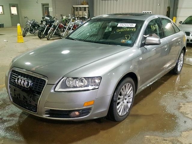 WAUDH74F26N101857 - 2006 AUDI A6 3.2 QUA GRAY photo 2