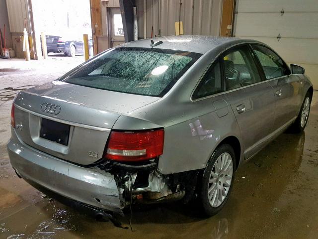 WAUDH74F26N101857 - 2006 AUDI A6 3.2 QUA GRAY photo 4