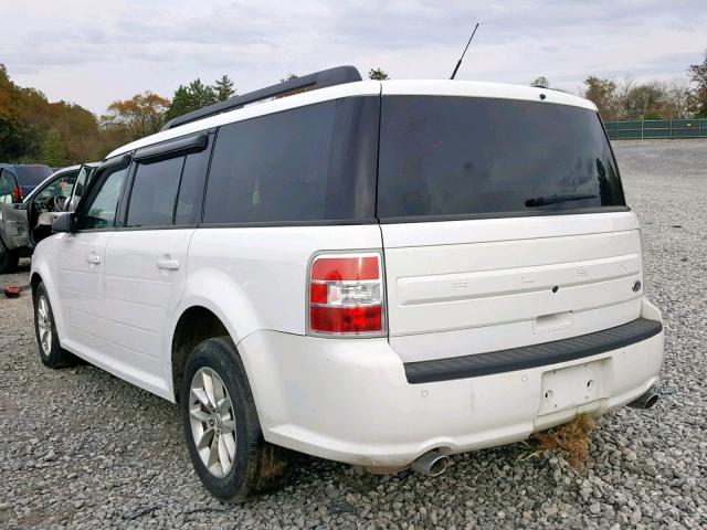 2FMGK5B86GBA17771 - 2016 FORD FLEX SE WHITE photo 3