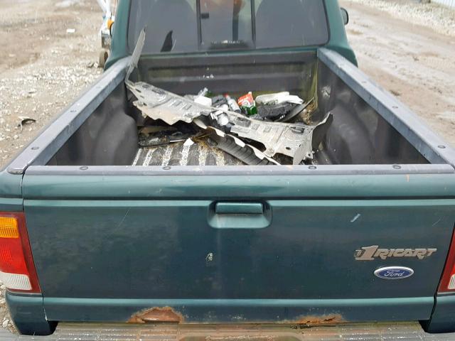 1FTYR11U1WTA21625 - 1998 FORD RANGER GREEN photo 6