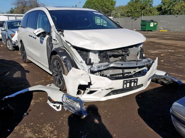 5FNRL6H98JB050801 - 2018 HONDA ODYSSEY EL WHITE photo 1