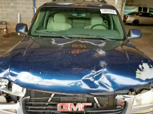 1GKEK13T6YJ106541 - 2000 GMC YUKON BLUE photo 7