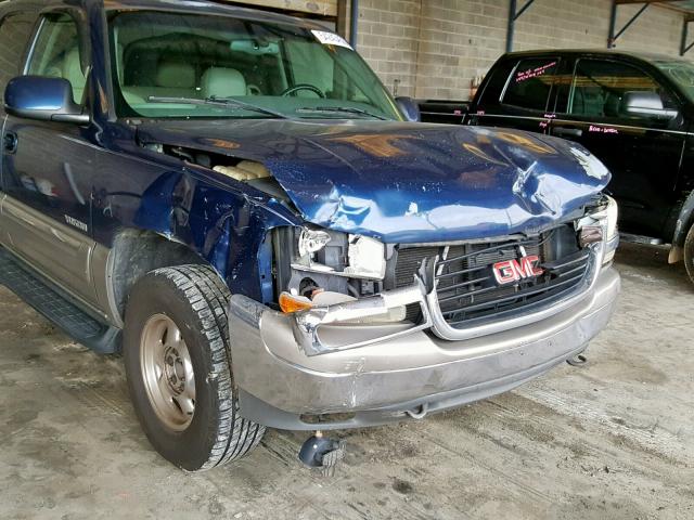 1GKEK13T6YJ106541 - 2000 GMC YUKON BLUE photo 9