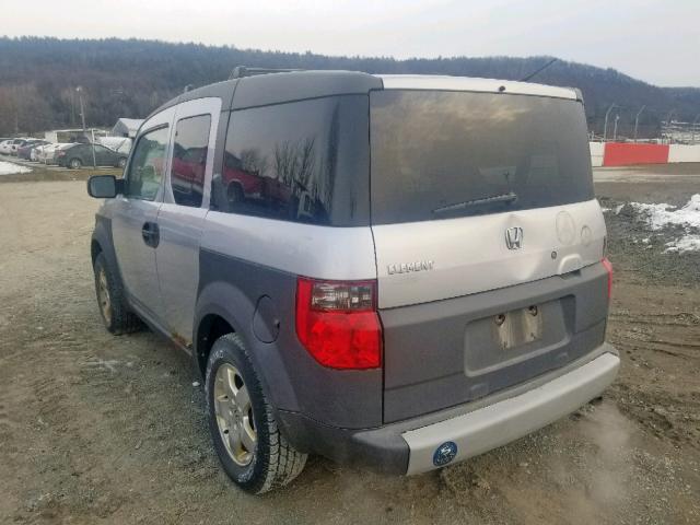 5J6YH28634L039339 - 2004 HONDA ELEMENT EX SILVER photo 3