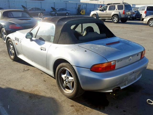 4USCH7321TLB67303 - 1996 BMW Z3 1.9 SILVER photo 3