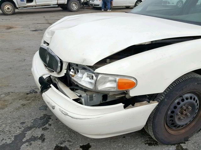 2G4WS52J631293401 - 2003 BUICK CENTURY CU WHITE photo 9