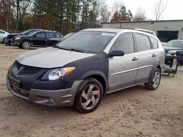 5Y2SM62893Z456369 - 2003 PONTIAC VIBE SILVER photo 2