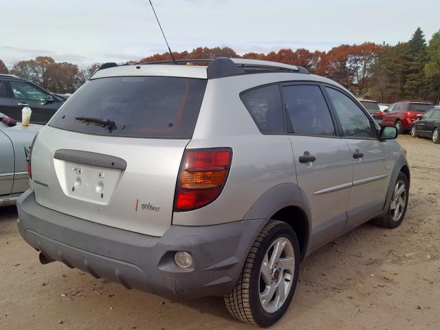 5Y2SM62893Z456369 - 2003 PONTIAC VIBE SILVER photo 4