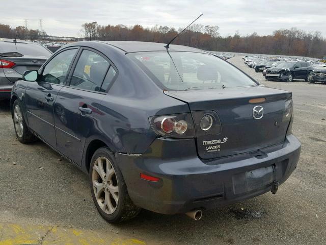 JM1BK32G591245950 - 2009 MAZDA 3 I GRAY photo 3