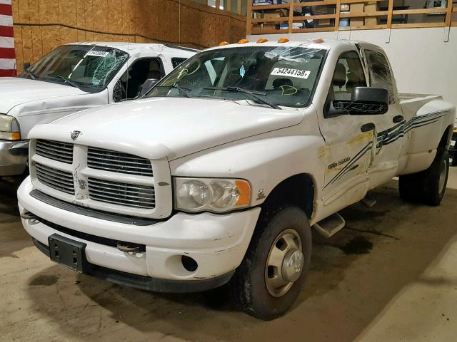 3D7MU48C34G256877 - 2004 DODGE RAM 3500 S WHITE photo 2