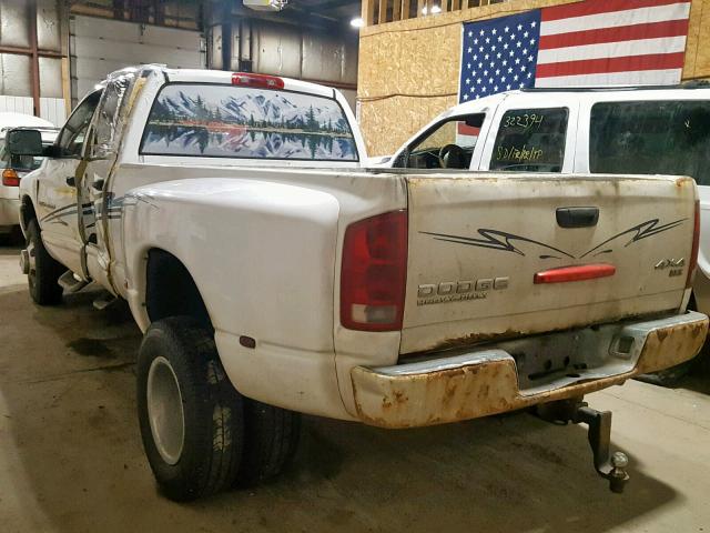 3D7MU48C34G256877 - 2004 DODGE RAM 3500 S WHITE photo 3