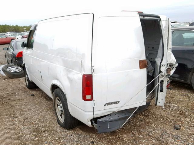 1GCDM19X04B125294 - 2004 CHEVROLET ASTRO WHITE photo 3