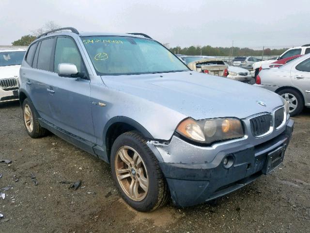 WBXPA93495WD23424 - 2005 BMW X3 3.0I BLUE photo 1