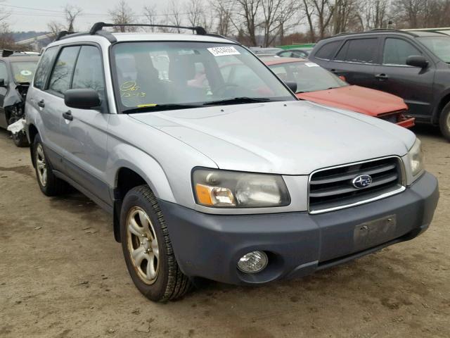 JF1SG63685H725772 - 2005 SUBARU FORESTER 2 SILVER photo 1