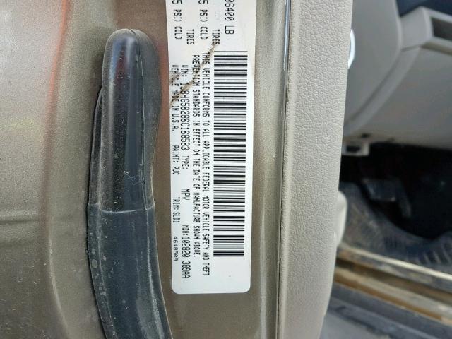 1J8HG58286C168583 - 2006 JEEP COMMANDER Qızıl foto 10