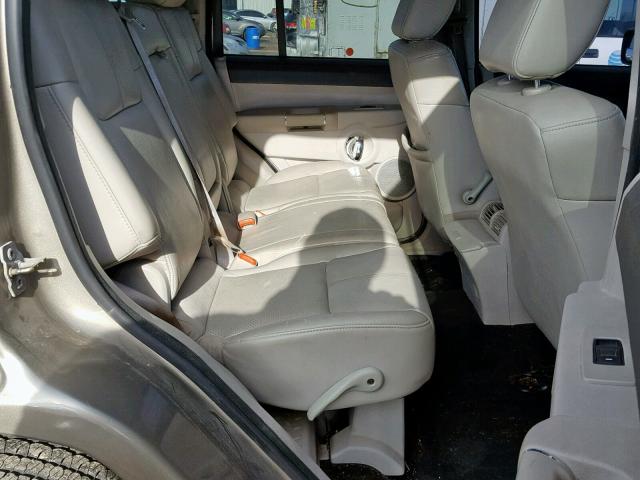 1J8HG58286C168583 - 2006 JEEP COMMANDER Qızıl foto 6