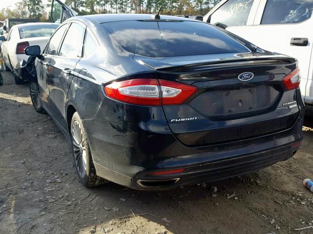 3FA6P0K91GR217283 - 2016 FORD FUSION TIT BLACK photo 3