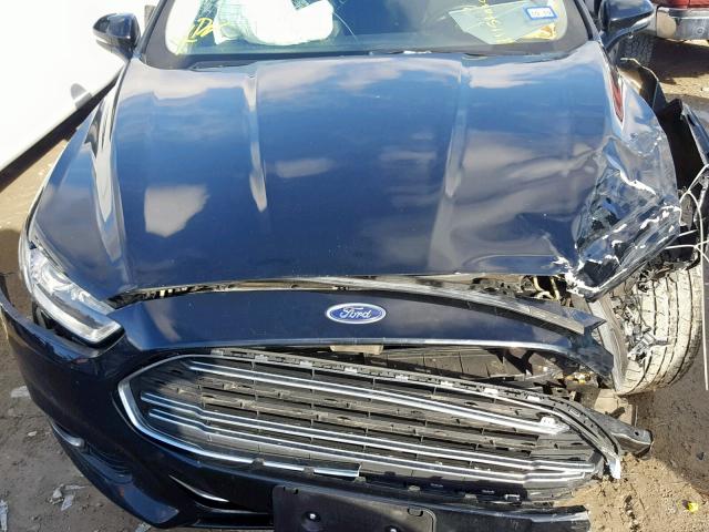 3FA6P0K91GR217283 - 2016 FORD FUSION TIT BLACK photo 7