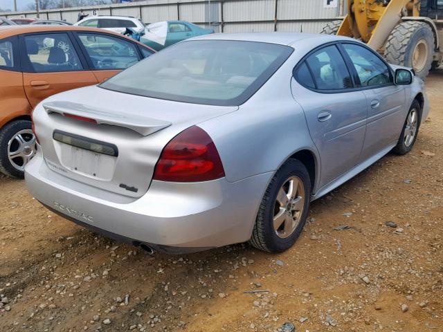 2G2WP522051241817 - 2005 PONTIAC GRAND PRIX SILVER photo 4