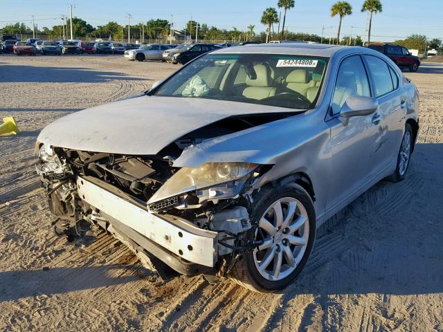 JTHBL46F495089489 - 2009 LEXUS LS 460 SILVER photo 2