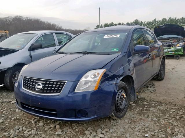 3N1AB61EX8L732083 - 2008 NISSAN SENTRA 2.0 BLUE photo 2