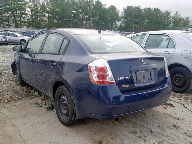 3N1AB61EX8L732083 - 2008 NISSAN SENTRA 2.0 BLUE photo 3