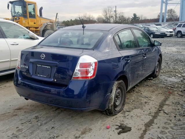 3N1AB61EX8L732083 - 2008 NISSAN SENTRA 2.0 BLUE photo 4