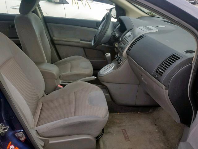 3N1AB61EX8L732083 - 2008 NISSAN SENTRA 2.0 BLUE photo 5