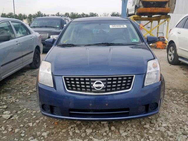 3N1AB61EX8L732083 - 2008 NISSAN SENTRA 2.0 BLUE photo 9