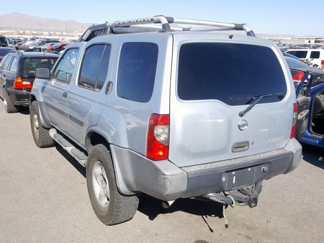 5N1ED28T92C590619 - 2002 NISSAN XTERRA XE SILVER photo 3