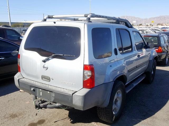 5N1ED28T92C590619 - 2002 NISSAN XTERRA XE SILVER photo 4