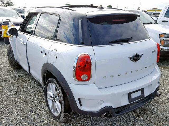 WMWZC3C52EWP28587 - 2014 MINI COOPER S C WHITE photo 3