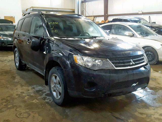 JA4MT31X68Z601002 - 2008 MITSUBISHI OUTLANDER BLACK photo 1